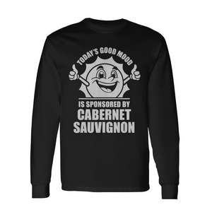 T-shirt à manches longues Good Mood Cabernet Sauvignon de aujourd'hui - Product Image 2