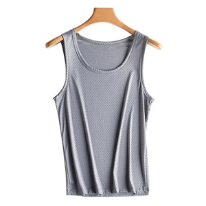 Custom Logo <b>Men</b> tank tops Outer Wear Quick-Drying Mesh Breathable Sleeveless <b>T</b>-<b>Shirts</b> Summer <b>Cool</b> Vest Beach Travel Tanks - Product Image 4