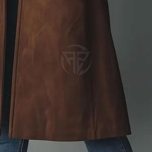 Abrigo Moderno de Cuero de Gamuza, Transpirable, Resistente al Viento, Sensación Suave, Diseño Premium, Apariencia Elegante - Product Image 5