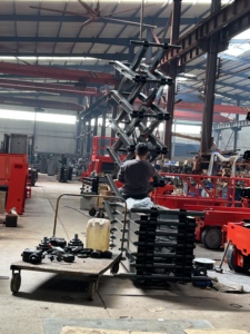 अली 20 फीट 30 फीट 40 फीट छोटी पूर्ण इलेक्ट्रिक हाइड्रोलिक कैंची लिफ्ट - Product Image 6