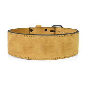 Ceinture d'haltérophilie en cuir robuste personnalisée de 13mm Ceinture d'haltérophilie à dégagement rapide et à double broche Ceinture de sécurité pour la gymnastique et l'haltérophilie - Product Image 2