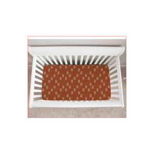 Nuevo diseño de muselina de algodón liso, Sábana bajera ajustable de punto súper suave para cuna de bebé, ropa de cama transpirable para niños para uso doméstico - Product Image 1