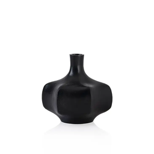 Modern minimalist metal decor vase for timeless interiors metal decor vase for upscale home and office decor - Product Image 3