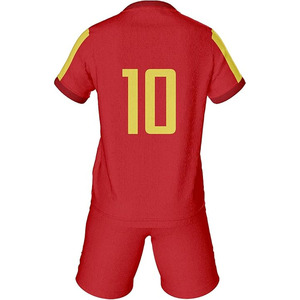 Conjunto de camisetas de fútbol para niños, kits de fútbol para hombres y adultos, uniformes personalizados, camisetas de entrenamiento de fútbol y traje corto de poliéster - Product Image 4