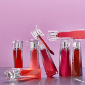 Etiqueta privada Logo ODM OEM Glossy Lip Glaze Lip Tint Vegan Water Lápiz labial hidratante Maquillaje de larga duración Crema facial - Product Image 6