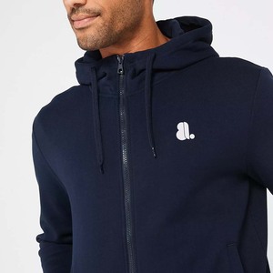 Nouveauté : Ensemble de survêtement deux pièces pour homme, idéal pour l'entraînement hivernal et le jogging, avec cordon de serrage, qualité supérieure, 100 % coton épais et écologique - Product Image 4
