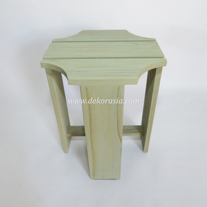 เก้าอี้ไม้สักสีเขียวตกแต่งที่ทันสมัยสำหรับห้องนอนโรงแรมอพาร์ทเม้นวิลล่าลานห้องนั่งเล่น - Product Image 2