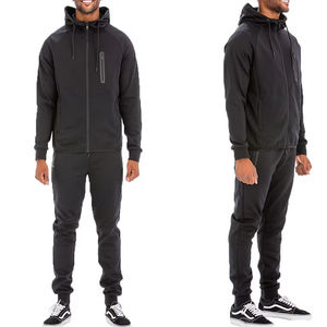 Ensemble de survêtement coupe-vent personnalisé avec logo pour homme, collection automne, en nylon, motif uni, coupe-vent, logo personnalisé, vente en gros - Product Image 6