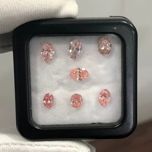 Diamante Rosa Ovalado de Laboratorio, Corte Fantasía, CVD, Piedra Suelta de 0.3ct a 1.5ct, Venta al por Mayor para Fabricación de Joyas, Lote de Piedras para Anillos, Diamante Rosa - Product Image 1