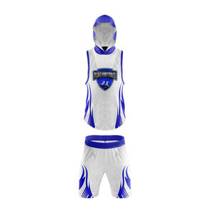 Uniformes Personalizados de Compresión sin Mangas con Capucha para la Liga 7v7, Impresión por Transferencia de Calor, Tallas Grandes, Transpirables, 100% Poliéster - Product Image 4