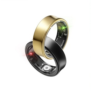 Titanium Alloy Smart Ring IP68 <b>Heart</b> Rate SpO2 Sleep Exercise Tracker Gesture Remote Control App Fitness Ring - Product Image 2