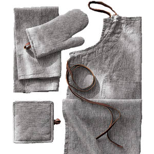 Tabliers de cuisine de nettoyage de cuisine en toile de coton imperméable et résistant à l'huile pour le chef du Bangladesh - Product Image 3