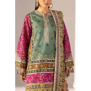 Conjunto de traje de 3 piezas estampado para mujer con dupatta CL-62139 - Product Image 5