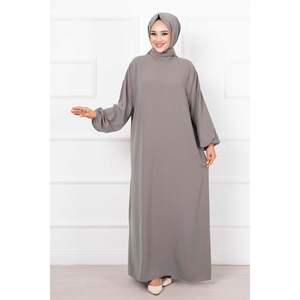 Chal Hijab Tradicional Adornado con Piedras para Vestido de Oración - Product Image 2