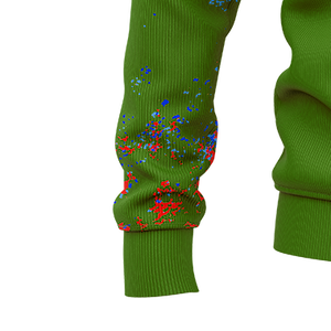 Sudadera deportiva de lana de poliéster 100% con capucha para mujer y hombre, sudadera de Color sólido para impresión de prensa de calor, sublimación en blanco - Product Image 3