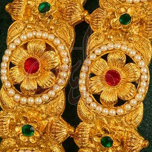 Brazaletes de Moda con Diseño Único, Último Estilo en Venta, Brazaletes de Boda para Mujer, Chapados en Oro, Alta Calidad - Product Image 6