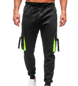 Pantalones Cargo de Alta Calidad para Hombre, Corte Ajustado, Directo de Fábrica, Logotipo Personalizado, Holgados, Transpirables, de Lana, para Gimnasio, Entrenamiento, OEM - Product Image 1