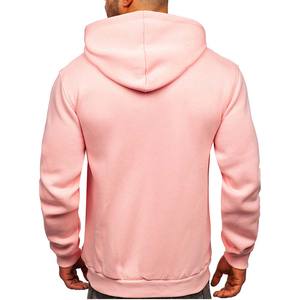 Sudadera lisa de alta calidad de invierno para Hombre Sudaderas con capucha de algodón con cinta - Product Image 3