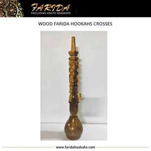 Mini Cachimbas de Lujo Farida en Oferta, Diseño Egipcio Único, Talladas a Mano en Madera con Acabado Lacado, Incluye Cruces Decoradas en Latón - Product Image 4