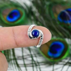 Handmade <b>Ring</b> Fashion Luxurious <b>Lapis</b> <b>Lazuli</b> Solid 925 Sterling Silver Natural Gemstone Jewelry Sterling Silver 925 Stamped <b>Ring</b> - Product Image 5