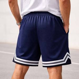กางเกงกีฬาขาสั้นผู้ชายสำหรับเล่นบาสเก็ตบอลฤดูร้อน แบบสตรีทแวร์ ผ้าโพลีเอสเตอร์ถัก  ไซส์พลัส  รับสั่งทำพร้อมปักโลโก้ - Product Image 6