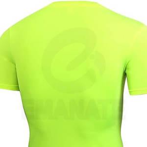 Camisetas de Compresión Tejidas Sólidas de Último Diseño para Hombre, Spandex/Poliéster, Corte Regular, Ropa de Gimnasio de Secado Rápido, Estilo Urbano - Product Image 5