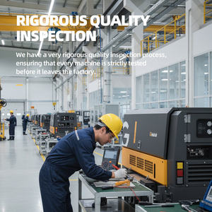 Máy nén khí DIESEL di động quay vít loại 300cfm 30bar di động cho Giàn Khoan giếng nước xây dựng phun cát - Product Image 3