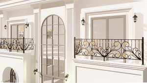 Mejore la estética de su hogar con elegantes diseños de balcón de hierro forjado, artesanía de lujo y belleza atemporal - Product Image 6