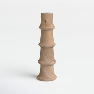 Bougeoir en bois dernier modèle décoration intérieure élégante décoration de Noël éclairage de table centre de table bougeoir en bois de manguier - Product Image 1