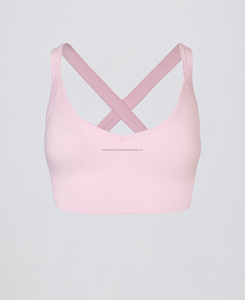 เสื้อชั้นในกีฬาไร้ตะเข็บสำหรับผู้หญิง คุณภาพพรีเมียม ระบายอากาศได้ดี รองรับระดับปานกลาง ดีไซน์เรียบง่าย ผ้าลูกไม้ แห้งเร็ว เหมาะสำหรับโยคะ - Product Image 1