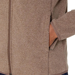 Veste polaire Sherpa épaisse d'hiver vintage à logo personnalisé pour hommes pull d'extérieur chaud avec veste d'hiver en tissu de toile - Product Image 6