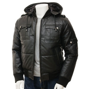 Precio competitivo Hombres Chaqueta de cuero al por mayor Chaquetas de cuero para hombres - Product Image 1