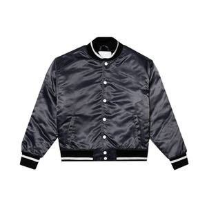 แจ็กเก็ตแฟชั่นผ้าซาตินผ้าไหมซาตินแจ็คเก็ตเบสบอลทีมตัวแทนทีมเบสบอลระบายอากาศได้ดีแจ็กเก็ตโพลีเอสเตอร์บอมเบอร์ทีมตัวแทน - Product Image 1