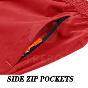 กางเกงกีฬาผู้ชายสั่งตัดพิเศษ สีพื้น ผ้าสแปนเด็กซ์ แห้งเร็ว ระบายอากาศดี เอวสูง ยางยืด ลดราคา! ผลิต - Product Image 3