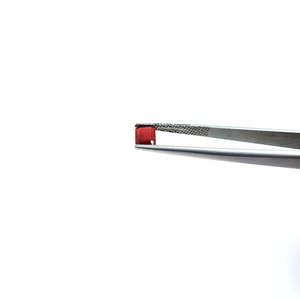 Pierres précieuses naturelles de haute qualité, rubis de Bangkok, taille émeraude facettée, pierres brutes, 5x7mm, 6x8mm, rectangulaires octogonales calibrées, grenat rouge - Product Image 4