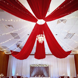 Rideaux de plafond pour décoration de mariage Ensemble de rideaux de plafond de qualité supérieure pour décoration de mariage Décoration de mariage de qualité - Product Image 5