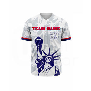 Uniforme de Béisbol Unisex de Alta Calidad, Ropa Deportiva, Nueva Llegada, Camiseta y Pantalones de Béisbol al por Mayor, Béisbol y Sóftbol, 100% Poliéster - Product Image 1