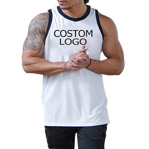 Camiseta de manga larga de algodón 100% con estampado personalizado, camiseta de gimnasio Lisa transpirable de secado rápido para hombre, camiseta de manga corta de gimnasio ajustada 2025 - Product Image 5