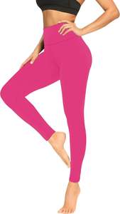 Soft <b>Leggings</b> for Women - <b>High</b> <b>Waisted</b> <b>Tummy</b> <b>Control</b> No See Through Workout Yoga Pants - Product Image 3