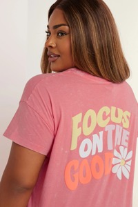 Camiseta de mujer con estampado de lavado ácido de punto de algodón 100% de alta calidad para OEM/ODM ropa de talla grande tela personalizable de Bangladesh - Product Image 4