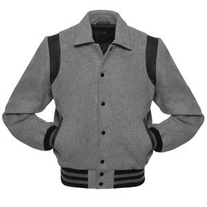 Veste de style universitaire à séchage rapide de luxe pour hommes avec col rabattu, coupe-vent et respirante - Product Image 2