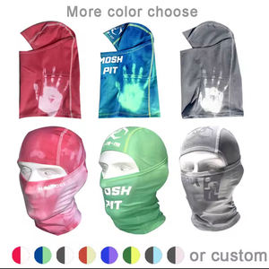 Pasamontañas de Esquí de Poliéster Cortavientos de Cara Completa con un Orificio, Negro, para Invierno, Nieve, Ciclismo, Fiestas, Reactivo al Calor, 2026 - Product Image 2