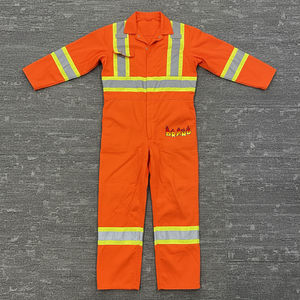 Overol de Alta Visibilidad para Equipos de Apoyo en Obras, Ropa de Trabajo Profesional de Alta Visibilidad, Overol Industrial - Product Image 6