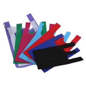 Eco-Friendly Non Woven <b>Cloth</b> Tote Bags China Factory Non Woven Vest <b>Shopping</b> Bags Customized Recyclable Non Woven Bags - Product Image 1