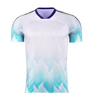 Diseño personalizado y logotipos 100% poliéster sublimación fútbol Jersey Kits equipo personalizado ropa deportiva uniforme de fútbol de los hombres - Product Image 3