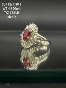 แหวนเพชรคริสตัลสีผสม2024สำหรับสตรีแหวนเซอร์โคเนียมที่สวยงามหรูหราวงแหวนพลอย S925สีเงินฝังขนาดเล็ก - Product Image 4