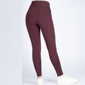 Pantalones de mujer ecuestres de alta calidad, ropa personalizada elástica de 4 vías, pantalones de montar a caballo al por mayor a granel - Product Image 5