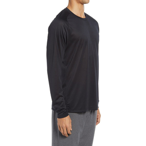 Camiseta de rendimiento de poliéster 100% con serigrafía personalizada para hombre, Camiseta deportiva de manga larga de alta calidad para hombre, envío DDP - Product Image 2