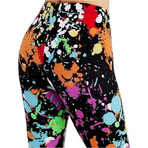 Leggings pour femmes grandes tailles, de haute qualité, en élasthanne/polyester, couleur unie, cordon de serrage, taille haute, personnalisable, vêtements de sport pour la salle de sport - Product Image 6