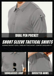 Polos T-shirt polo Votre garde-robe en a besoin d'un polo imprimé en coton qui fusionne charme intemporel et confort cool - Product Image 5